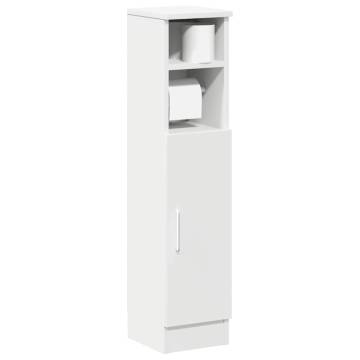 Bathroom Cabinet with Roll Holder - Stylish & Functional Storage