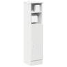  Bathroom Cabinet with Roll Holder White 20.5x22x90 cm Colour white Number of 1 