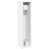  Bathroom Cabinet with Roll Holder White 20.5x20x90 cm Colour white Number of 1 