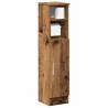  Bathroom Cabinet with Roll Holder Old Wood 20.5x22x90 cm Colour old wood Number of 1 