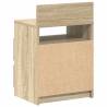 2-Piece Sonoma Oak Bedside Cabinets with 2 Drawers - 40x33x60 cm