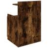 Stylish Bedside Cabinet with 2 Drawers in Smoked Oak