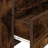 Stylish Bedside Cabinet with 2 Drawers in Smoked Oak