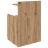 Bedside Cabinets 2 pcs - Artisan Oak with 2 Drawers | HipoMarket