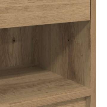 Stylish Artisan Oak Bedside Cabinets - 2 pcs with Drawer