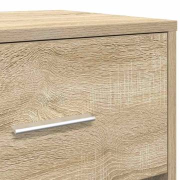 Stylish Sonoma Oak Bedside Cabinets - 2 pcs with Drawer