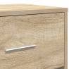 Stylish Sonoma Oak Bedside Cabinets - 2 pcs with Drawer