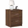  Bedside Cabinets 2 pcs with 2 Drawers Brown Oak 40x36x50 cm Colour brown oak Quantity in Package 2 