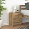 Elegant Bedside Cabinet with 2 Drawers - Artisan Oak | HipoMarket