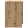 Elegant Bedside Cabinet with 2 Drawers - Artisan Oak | HipoMarket