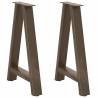  Coffee Table Legs A-Shaped 2 pcs 60x(72-73) cm Steel Colour natural Size 60 x (72-73) cm Quantity in Package 1 Number of 