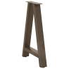 A-Shaped Coffee Table Legs - 2 pcs Steel | Hipomarket UK