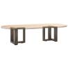 T-Shaped Coffee Table Legs - Durable Natural Steel | HipoMarket