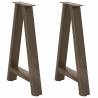  Coffee Table Legs A-Shaped 2 pcs 50x(72-73) cm Steel Colour natural Size 50 x (72-73) cm Quantity in Package 1 Number of 