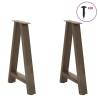 A-Shaped Coffee Table Legs - 50x(72-73)cm Steel - 2 pcs