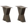  Coffee Table Legs X-Shaped 2 pcs Natural Steel 40x(30-31) cm Steel Colour natural Size 40 x (30-31) cm (80 mm) Quantity in Package 2 Number of 1 