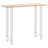 White Coffee Table Legs - 50x(110-111) cm Steel, 2 pcs