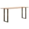 U-Shaped Coffee Table Legs - Sturdy Natural Steel (2 pcs) | HipoMarket