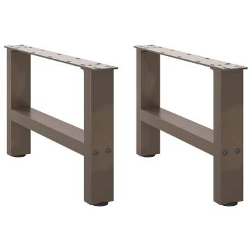 Coffee Table Legs Natural Steel - Durable & Stylish | HipoMarket