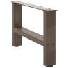 Coffee Table Legs Natural Steel - Durable & Stylish | HipoMarket