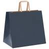 Paper Bags 250 pcs with Handles Blue - Durable & Eco-Friendly