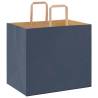 Paper Bags 250 pcs with Handles Blue - Durable & Eco-Friendly