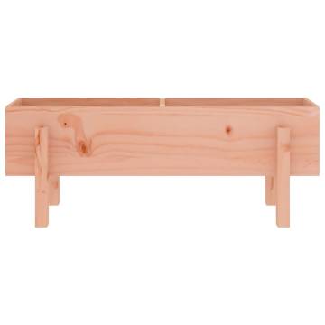 Garden Raised Bed 101x30x38 cm - Solid Douglas Wood