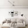 Ceiling Fan 142 cm Silver - Perfect Air Circulation