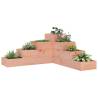  Garden Planter 4-Tier 80.5x79x36 cm Solid Wood Douglas Colour natural douglas Size 80.5 x 79 x 36 cm Quantity in Package 1 