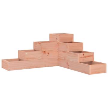 4-Tier Garden Planter | Solid Douglas Wood | 80.5x79x36 cm