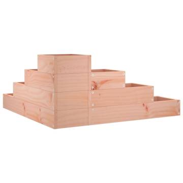 4-Tier Garden Planter | Solid Douglas Wood | 80.5x79x36 cm