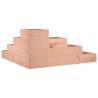 4-Tier Garden Planter | Solid Douglas Wood | 80.5x79x36 cm