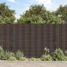  Garden Privacy Screens 4 pcs PVC 35x0.19 m Brown Colour brown Size 35 x 0.19 m Quantity in Package 4 