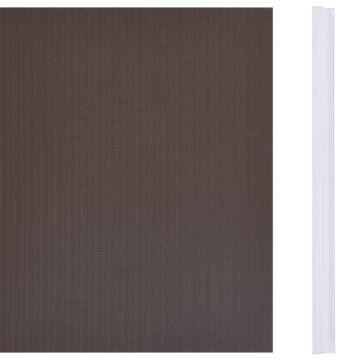 Garden Privacy Screens 4 pcs PVC 35x0.19 m Brown - Hipomarket