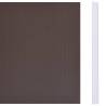 Garden Privacy Screens 4 pcs PVC 35x0.19 m Brown - Hipomarket