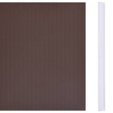 Garden Privacy Screen PVC 35x0.19m Brown - Enhance Your Outdoor Space