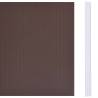 Garden Privacy Screen PVC 35x0.19m Brown - Enhance Your Outdoor Space