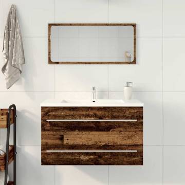 Bathroom Sink Cabinet Old Wood - Stylish & Durable | Hipomarket