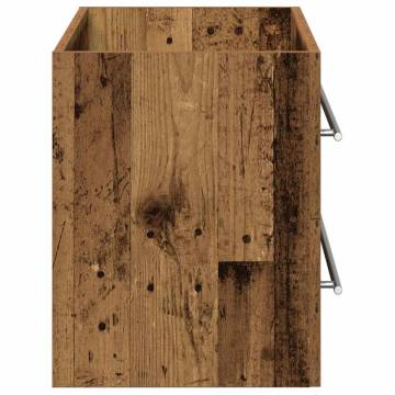 Bathroom Sink Cabinet Old Wood - Stylish & Durable | Hipomarket