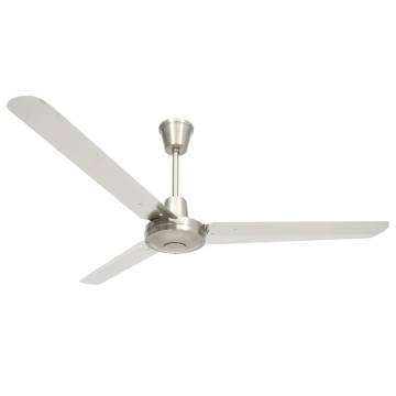 Ceiling Fan 142 cm Silver - Perfect Air Circulation