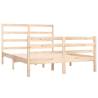 Solid Wood Pine Bed Frame 120x190 cm Small Double - Hipo Market