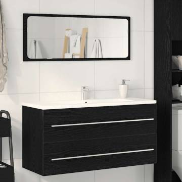 Bathroom Sink Cabinet Black Oak - Elegant & Practical Design