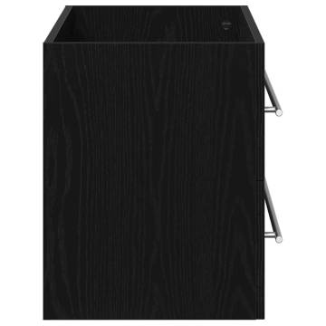 Bathroom Sink Cabinet Black Oak - Elegant & Practical Design