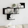  Wall Shelf Black Oak 100x15x70 cm Engineered Wood Colour black oak Quantity in Package 1 Number of Pieces 