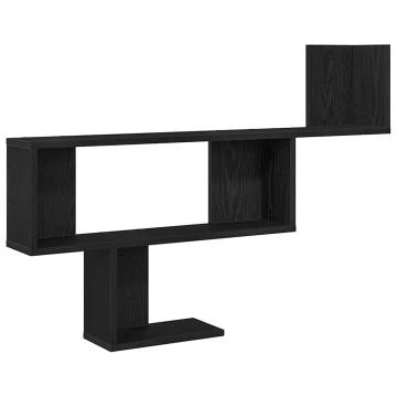 Black Oak Wall Shelf - Durable & Stylish Storage | Hipomarket