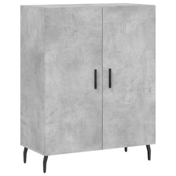 Highboard Concrete Grey 69.5x34x180 cm - Stylish Storage Solution