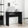  Desk Black Oak 90x50x74 cm Engineered Wood Colour black oak 