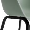 Keter Noa Garden Chairs with Metal Legs - Vintage Green (2 pcs)