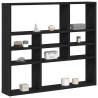 Black Oak Wall Shelf - 90x16x78 cm | Durable & Stylish Storage