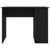 Stylish Black Oak Desk - 100x55 cm Engineered Wood